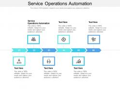 Service operations automation ppt infographic template picture cpb