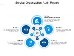 Service organization audit report ppt powerpoint presentation deck cpb