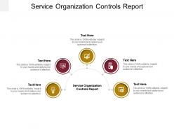 Service organization controls report ppt powerpoint presentation portfolio background image cpb