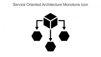 Service Oriented Architecture Monotone Icon In Powerpoint Pptx Png And Editable Eps Format
