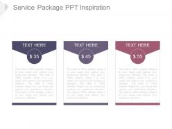 Service Package Ppt Inspiration