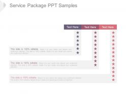 Service Package Ppt Samples