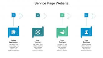 Service page website ppt powerpoint presentation infographics pictures cpb