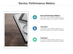 Service performance metrics ppt powerpoint presentation inspiration elements cpb