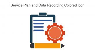 Service Plan And Data Recording Colored Icon In Powerpoint Pptx Png And Editable Eps Format