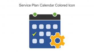 Service Plan Calendar Colored Icon In Powerpoint Pptx Png And Editable Eps Format