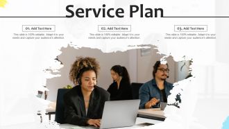 Service Plan Single Cover Page