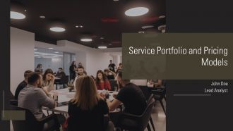 Service Portfolio And Pricing Models PPT PowerPoint AT