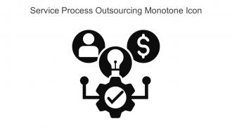 Service Process Outsourcing Monotone Icon In Powerpoint Pptx Png And Editable Eps Format