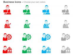 Service profit engineers architecture human resource ppt icons graphic