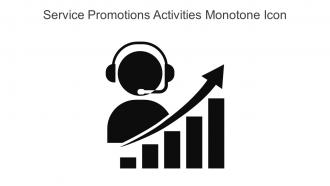 Service Promotions Activities Monotone Icon In Powerpoint Pptx Png And Editable Eps Format