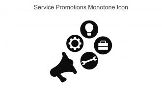 Service Promotions Monotone Icon In Powerpoint Pptx Png And Editable Eps Format