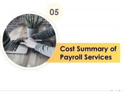 Service Proposal Template For Payroll Processing Powerpoint Presentation Slides