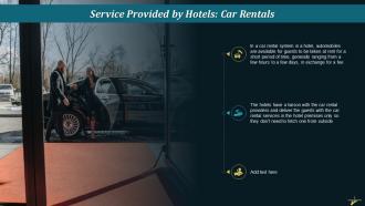 Service Provided By Hotels Car Rentals Training Ppt