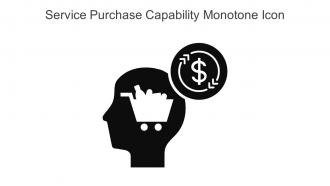 Service Purchase Capability Monotone Icon In Powerpoint Pptx Png And Editable Eps Format