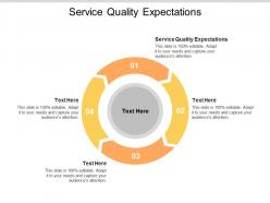 Service quality expectations ppt powerpoint presentation gallery shapes cpb