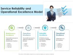 Service reliability and operational excellence model
