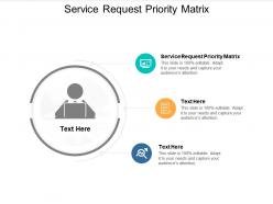 Service request priority matrix ppt powerpoint presentation infographics gridlines cpb