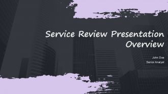 Service Review Presentation Overview PPT Example ACP