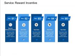 Service reward incentive ppt powerpoint presentation portfolio graphics cpb