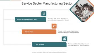 Service Sector Manufacturing Sector In Powerpoint And Google Slides Cpb