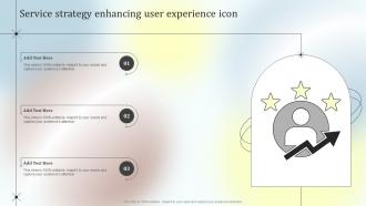 Service Strategy Enhancing User Experience Icon