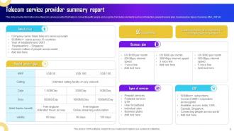 Service Summary Powerpoint PPT Template Bundles Impressive Researched