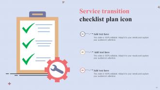 Service Transition Checklist Powerpoint Ppt Template Bundles Slides