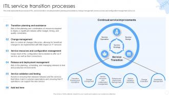 Service Transition Processes ITIL Ppt Powerpoint Presentation Slides Outfit
