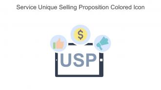 Service Unique Selling Proposition Colored Icon In Powerpoint Pptx Png And Editable Eps Format