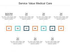 Service value medical care ppt powerpoint presentation slides outline cpb