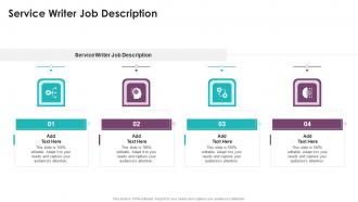 Service Writer Job Description In Powerpoint And Google Slides Cpb