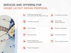 Services and offering for house layout design proposal ppt layouts styles