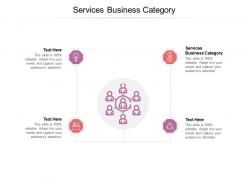 Services business category ppt powerpoint presentation inspiration example topics cpb
