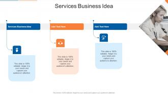 Services Business Idea In Powerpoint And Google Slides Cpb
