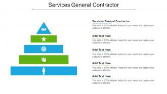Services General Contractor Ppt Powerpoint Presentation Model Deck Cpb