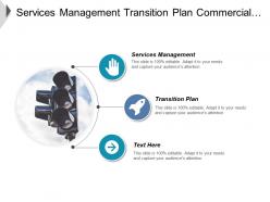 Services management transition plan commercial advertising organizational structure cpb