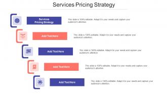 Services Pricing Strategy Ppt Powerpoint Presentation Professional Infographics Cpb