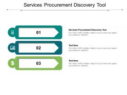 Services procurement discovery tool ppt powerpoint presentation layouts cpb