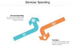 Services spending ppt powerpoint presentation file slideshow cpb