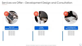 Services We Offer Development Design And Consultation Guide For Web Developers