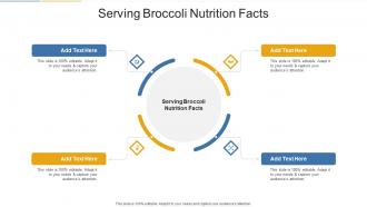 Serving Broccoli Nutrition Facts In Powerpoint And Google Slides Cpb