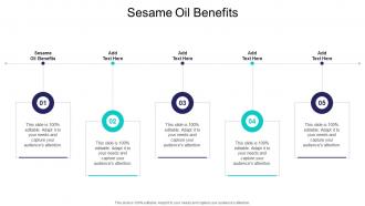 Sesame Oil Benefits In Powerpoint And Google Slides Cpb