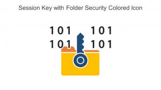 Session Key With Folder Security Colored Icon In Powerpoint Pptx Png And Editable Eps Format