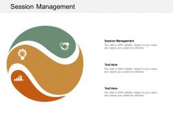 Session management ppt powerpoint presentation icon show cpb