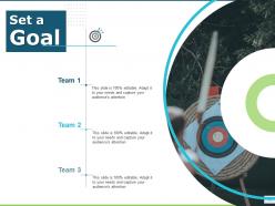Set a goal arrows success d68 ppt powerpoint presentation infographics background