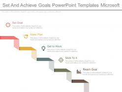 Set and achieve goals powerpoint templates microsoft