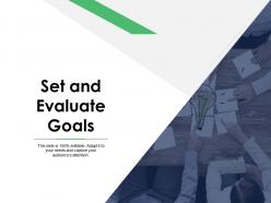 Set And Evaluate Goals Teamwork Ppt Powerpoint Presentation File Icons