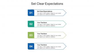 Set clear expectations ppt powerpoint presentation infographics shapes cpb