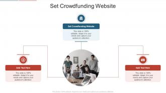 Set Crowdfunding Website In Powerpoint And Google Slides Cpb
